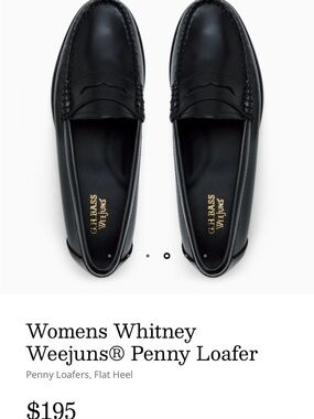 Womens Whitney Weejuns® Penny Loafer - Black